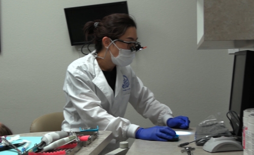 Harker Heights Texas dentist Doctor Lim treating dental patient