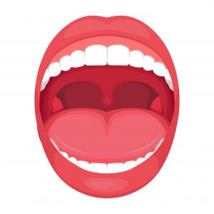 illustration of open mouth 