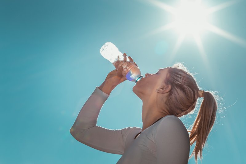 woman showing signs of dehydration in Harker Heights